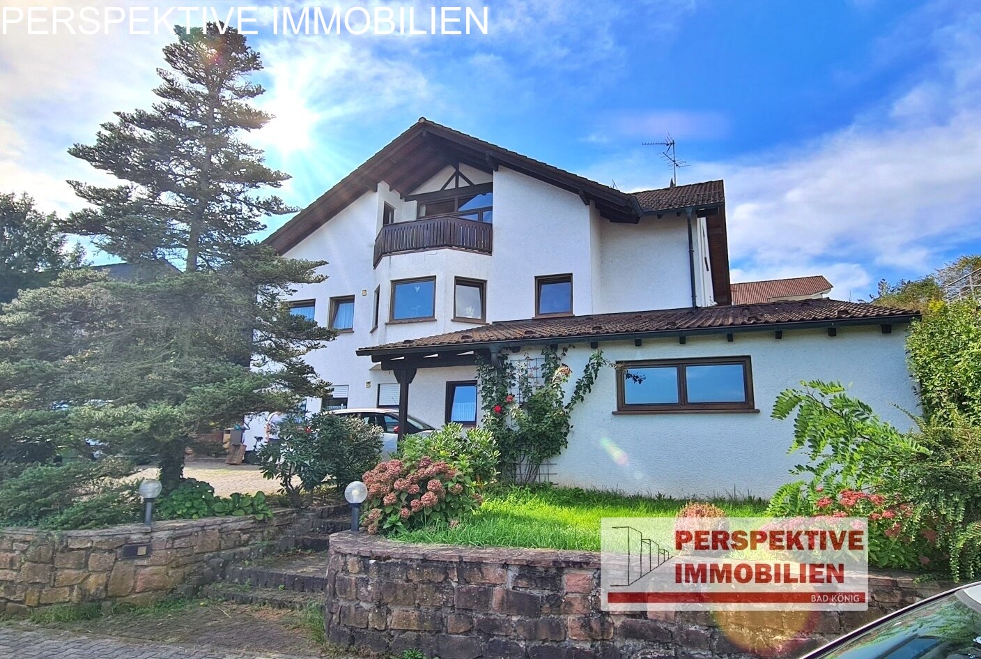 Mediterranes Lebensgefühl im großzügigen Architektenhaus mit ELW