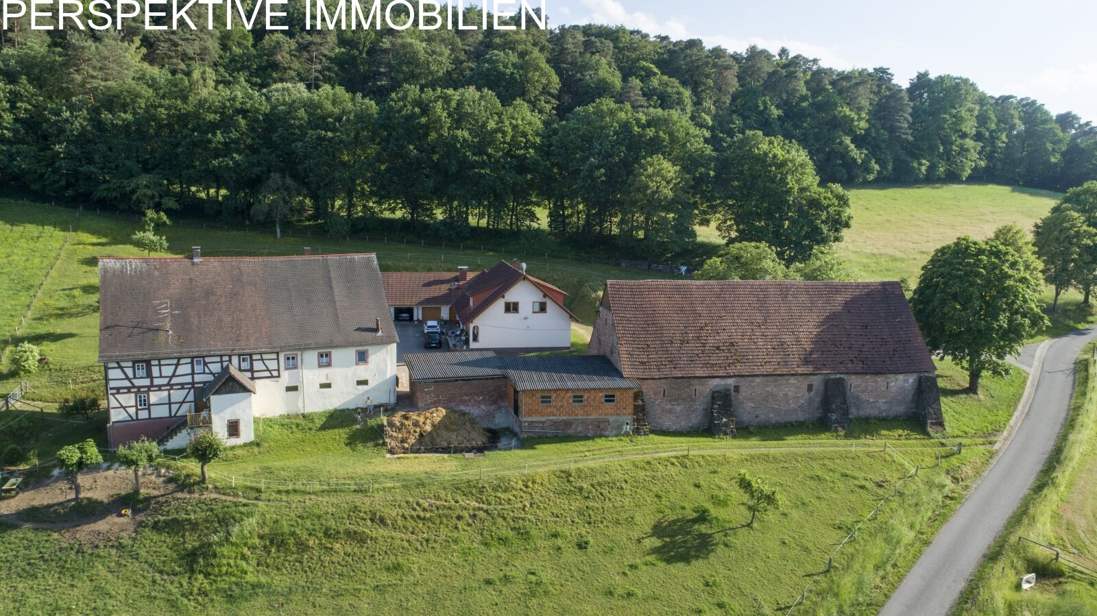 Historisches Hofgut in idyllischer Alleinlage mit weitläufigen Ländereien - älter als die Stadt Breuberg