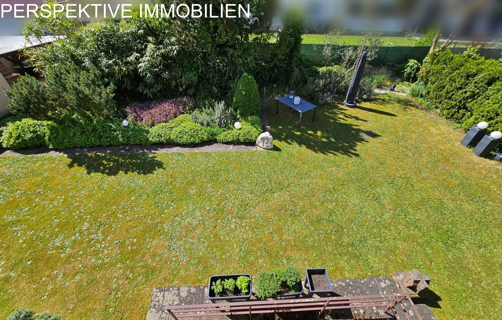 Garten Draufsicht