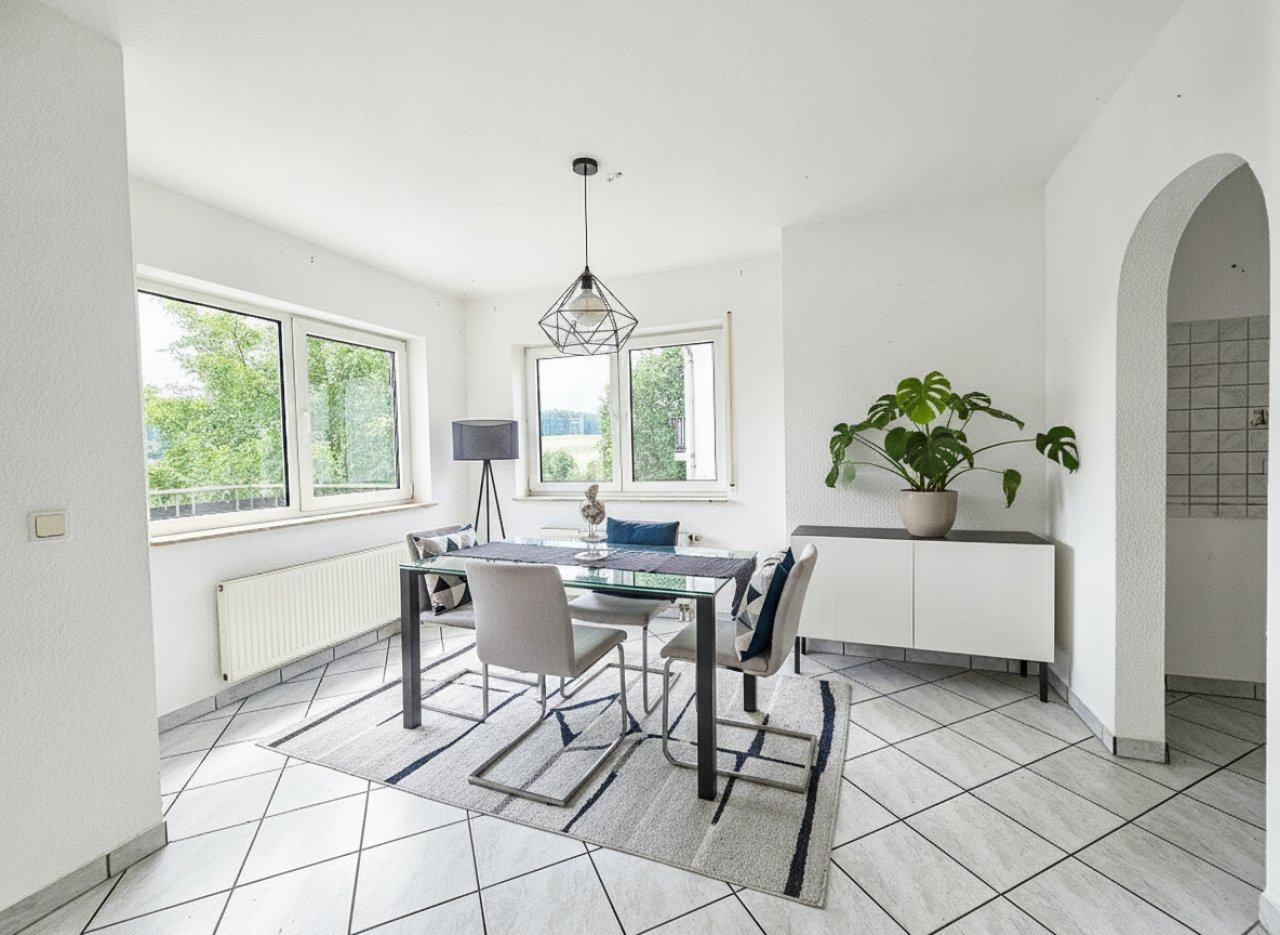 KI Homestaging Essbereich KI Homestaging Essbereich